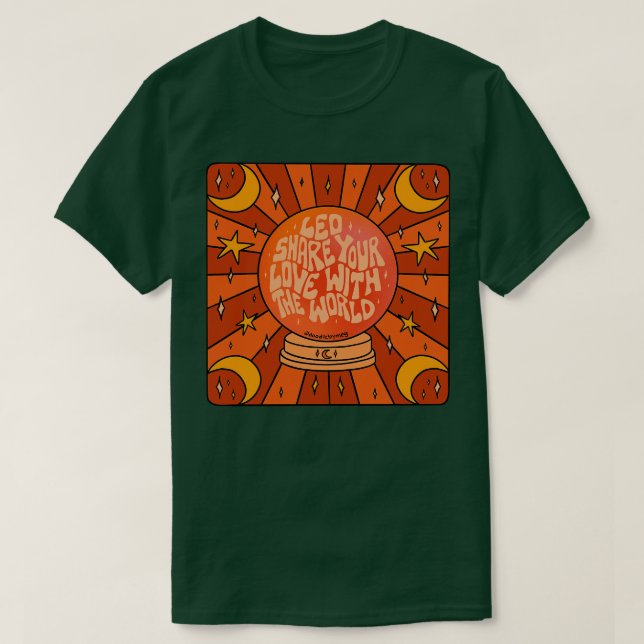 T-shirt Boule en cristal Leo (Design devant)