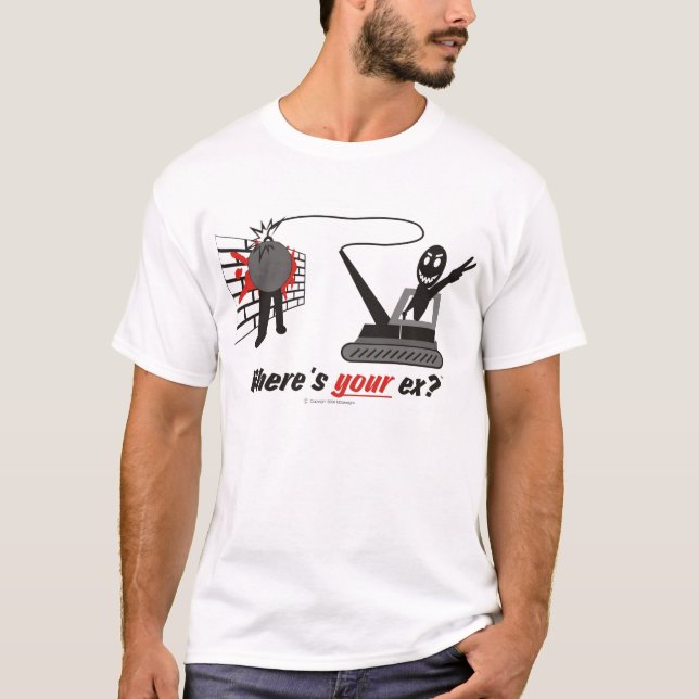 T-shirt boule en ruines (Devant)