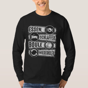 T-shirt Boule Essen Sleep Repeat Pétanque Boules