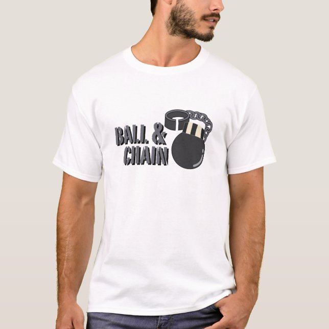 T-shirt Boule et chaîne (Devant)