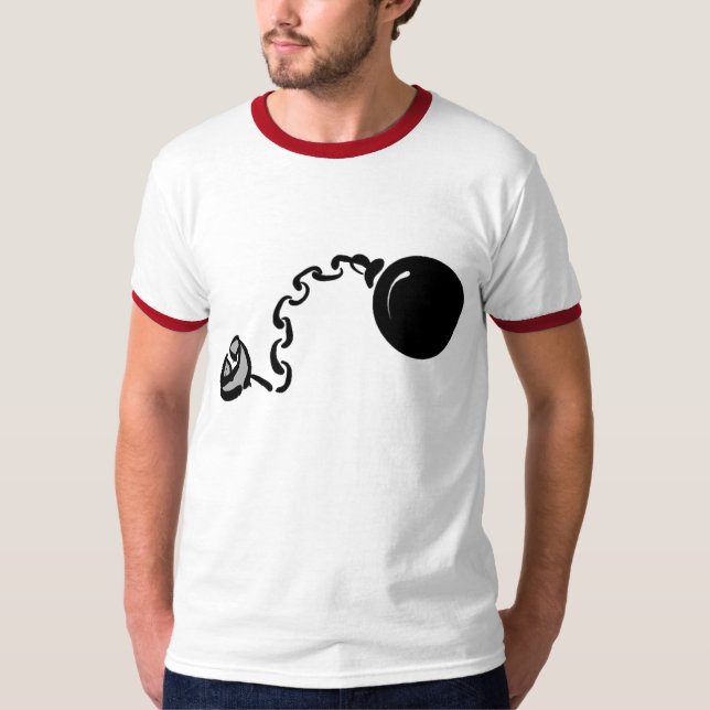T-shirt boule et chaîne (Devant)