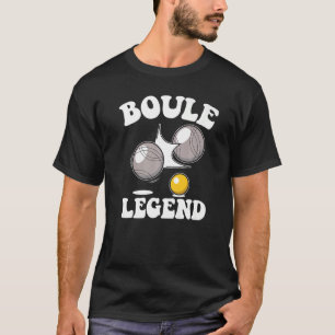 T-shirt Boule Legend Petanque Outfit Target Ball pour Boul