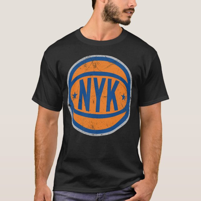 T-shirt Boule Nyk Retro - Blanc (Devant)