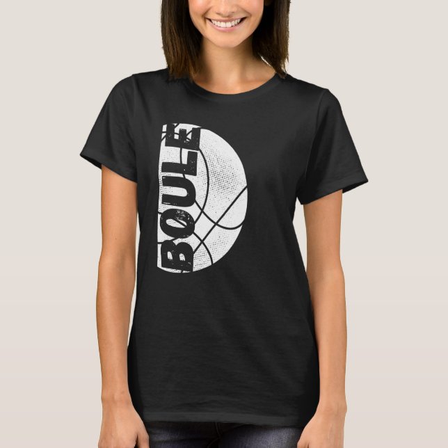 T-shirt Boule Petanque Boccia Boulen Petanque Balls (Devant)