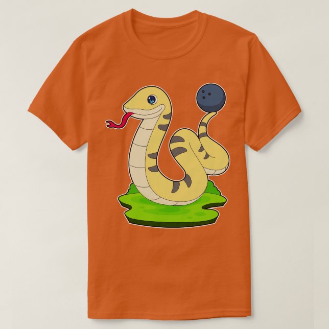 T-shirt Boule Snake Bowling (Design devant)