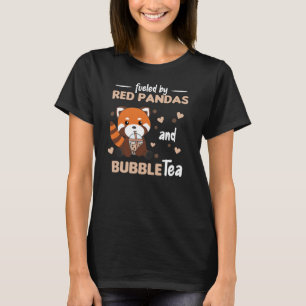 T-shirt Boule Thé Rouge Panda Chocolat Animaux mignons Bob
