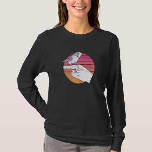 T-shirt Bouleau Budgie Sur Poignée Perruque