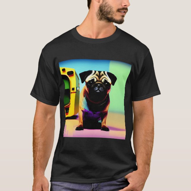 T-shirt bouledogue (Devant)
