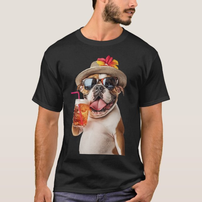 T-shirt Bouledogue anglais (Devant)