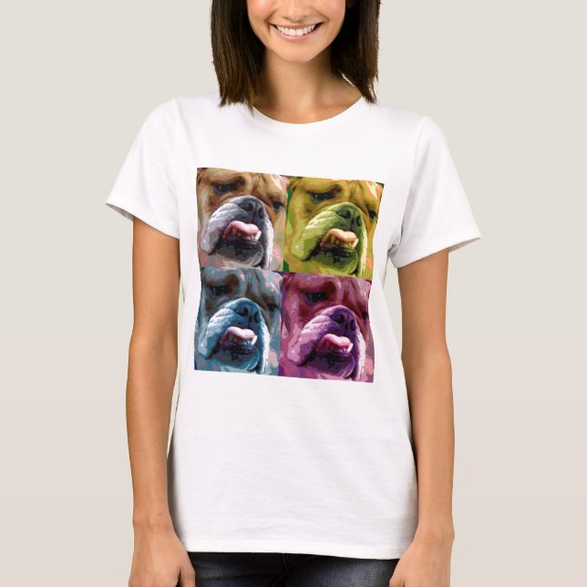 T-shirt Bouledogue anglais (Devant)