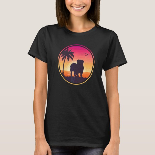 T-shirt Bouledogue Anglais Britannique Race de Chien  24 (Devant)