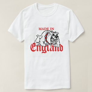 T-SHIRT BOULEDOGUE ANGLAIS DESSIN ANIMÉ FAIT EN ANGLETERRE