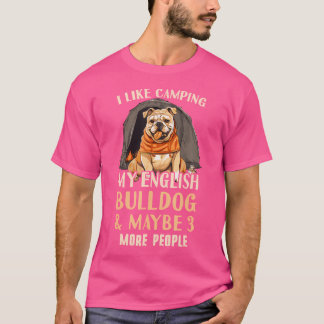 T-shirt Bouledogue anglais en plein air Bouledogue anglais