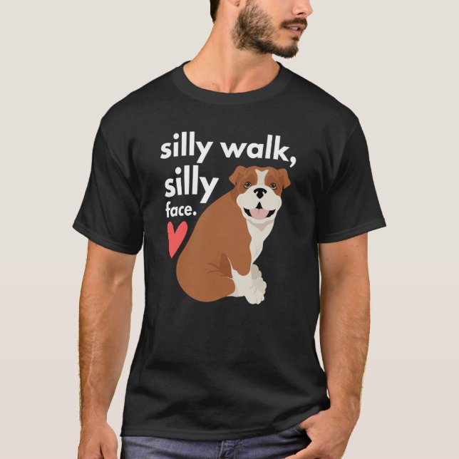 T-shirt Bouledogue Anglais Squishy Face Squishy Butt  1 (Devant)