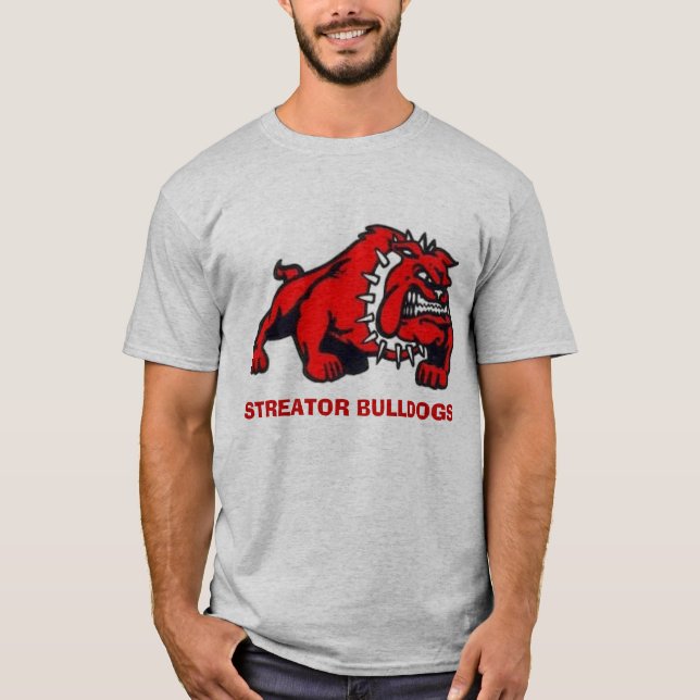 T-shirt bouledogue, BOULEDOGUES de STREATOR (Devant)