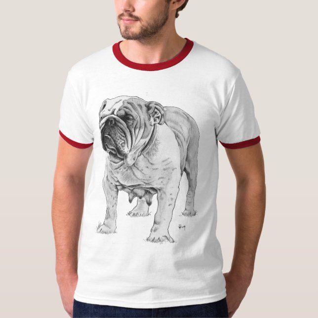 T-shirt Bouledogue britannique (Devant)