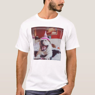 T-shirt Bouledogue britannique des images de Getty