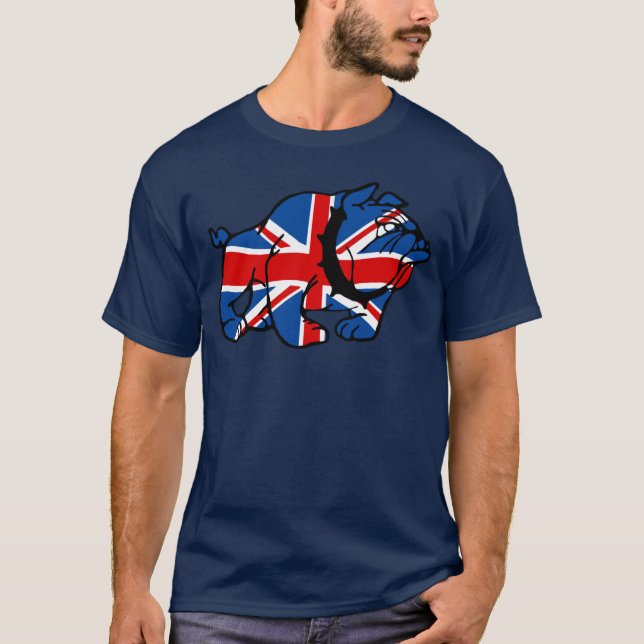 T-shirt Bouledogue britannique impressionnant (Devant)