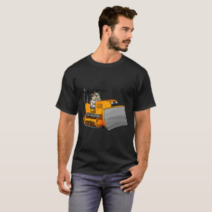 T-shirt Bouledogue Bulldozer