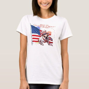 T-shirt Bouledogue - célébration de Jour de la Déclarat