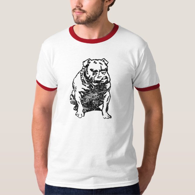 T-shirt Bouledogue (cru) (Devant)