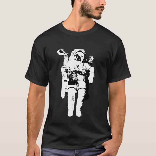 T-shirt Bouledogue d'astronaute (Devant)