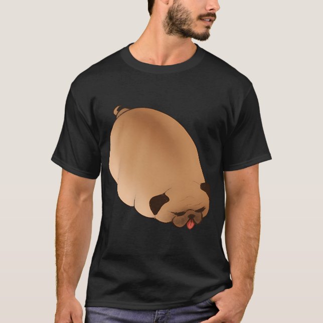 T-shirt Bouledogue Endormi (Devant)
