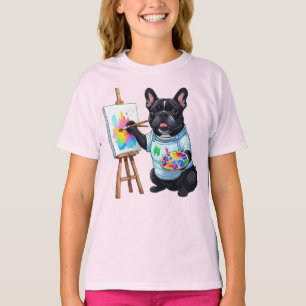 T-shirt Bouledogue français artiste French Bulldog