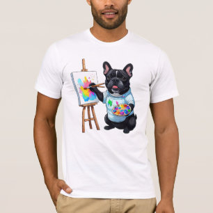 T-shirt Bouledogue français artiste French Bulldog