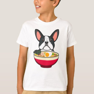 T-shirt Bouledogue Français et Ramen