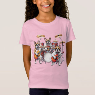 T-Shirt Bouledogue français groupe de musique Bouledogues