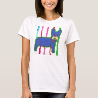 T-shirt Bouledogue français moderne À la mode-T