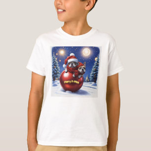 T-shirt Bouledogue français Noël French Bullog