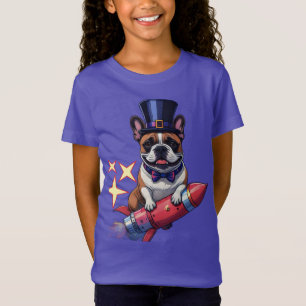 T-Shirt Bouledogue français Nouvel An French Bulldog