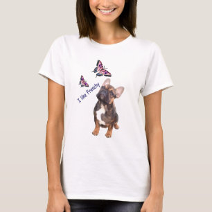 T-shirt Bouledogue français papillon bulldog