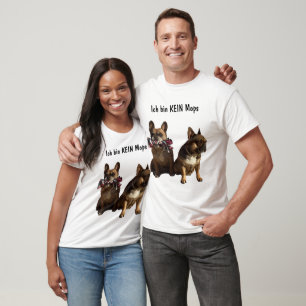 T-shirt Bouledogue français, pas carlin French Bulldog