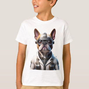 T-shirt Bouledogue français Robot Fête des Pères