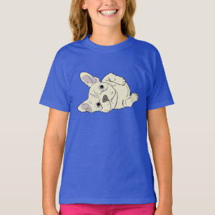 T-shirt Bouledogue français roulant