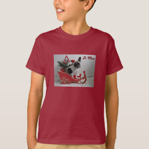 T-shirt Bouledogue français Xmas Bouledogue français