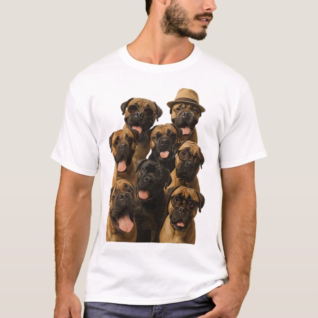 T-shirt Bouledogue mastiff (Devant)