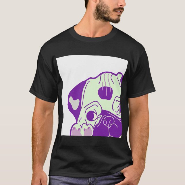 T-shirt Bouledogue nain 122 (Devant)