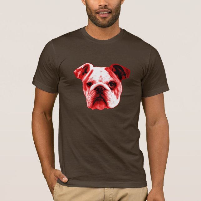 T-shirt Bouledogue rouge américain - les meilleurs chiens (Devant)