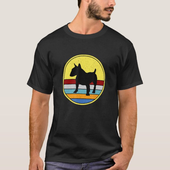 T-shirt Bouledogue Terrier Chien Canin Terrier (Devant)