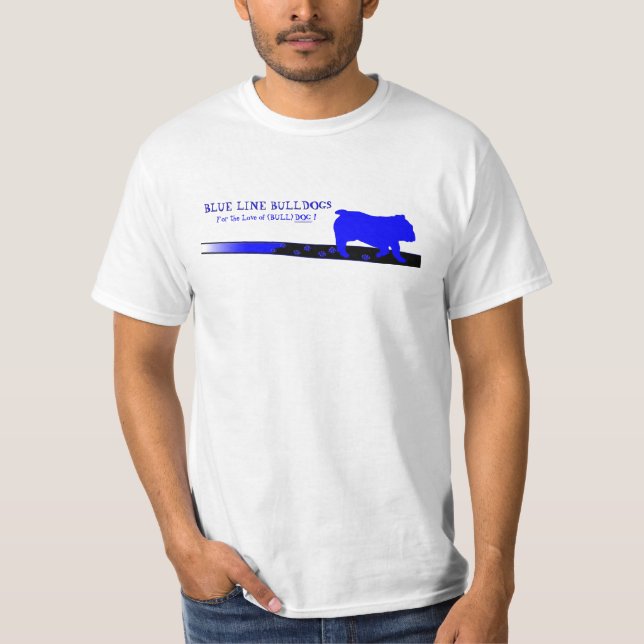 T-shirt Bouledogues 2010 de Blue Line (Devant)