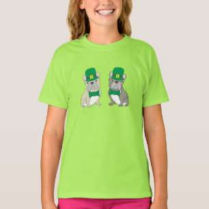T-shirt Bouledogues français de la St. Patrick