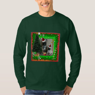 T-shirt Bouledogues français Noël French Bulldog