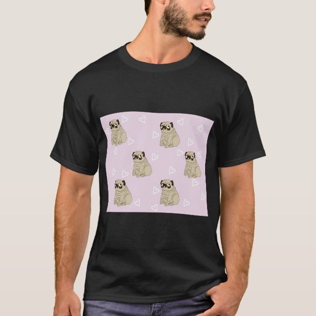 T-shirt bouledogues nains (Devant)