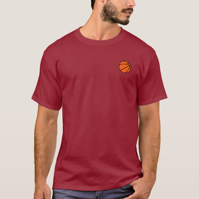 T-shirt boules de basket (Devant)