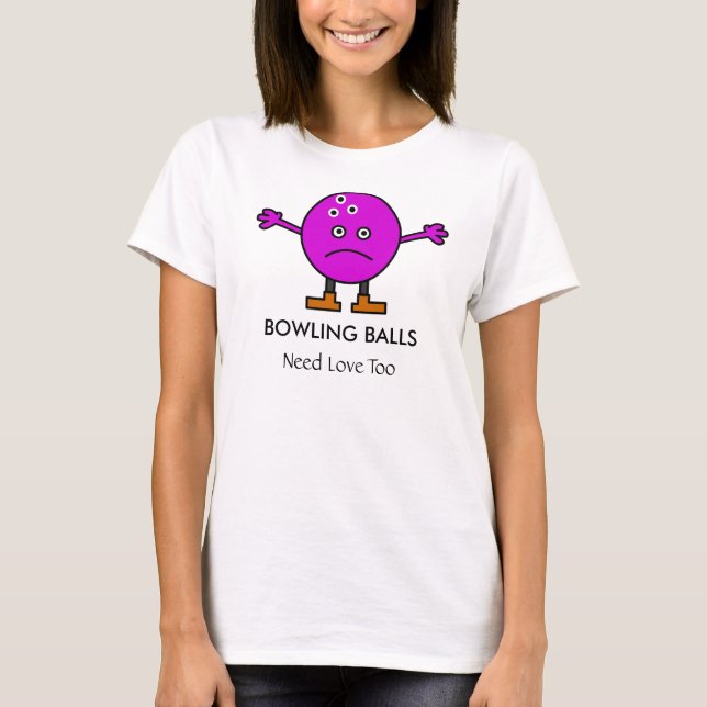 T-shirt Boules de bowling (Devant)
