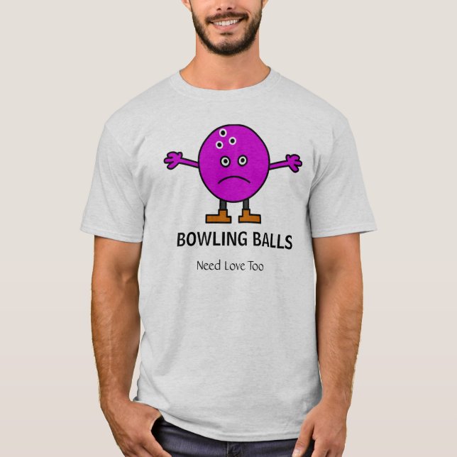 T-shirt Boules de bowling (Devant)